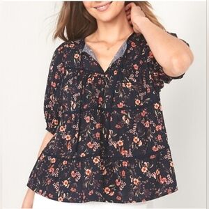 Old Navy Puff Sleeve Blouse 3X